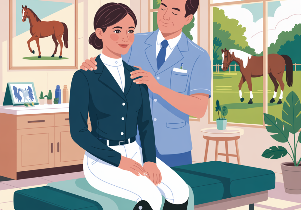 ocala horse owner with chiropractor